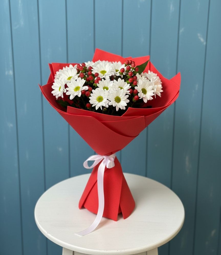 Букет цветов из: Хризантемы в Кашхатау