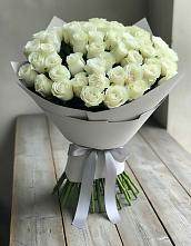 Букет 35 Белых роз в Кашхатау
