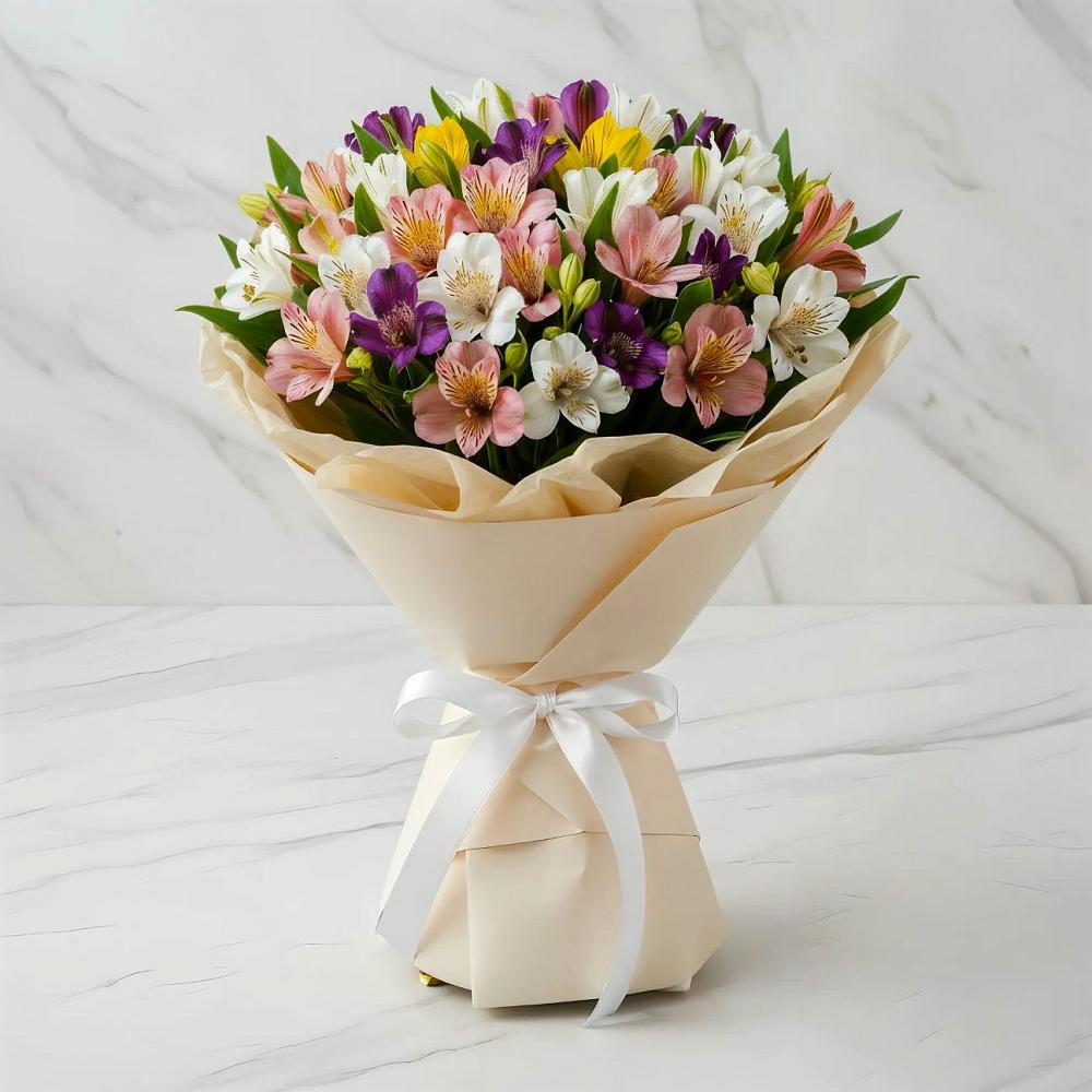 Букет цветов из: Альстромерии в Кашхатау