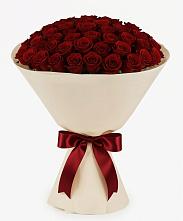 Букет 101 Бордовая роза Блэк Бакарра в Кашхатау