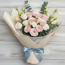 Букет цветов из:  Лизиантусы в Кашхатау