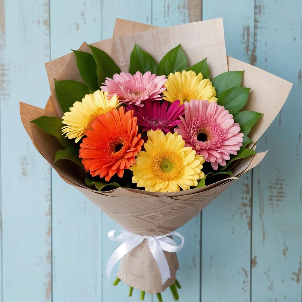 Букет цветов из: Герберы в Кашхатау