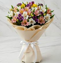 Букет цветов из:  Альстромерии #REPLACE_PRED# Кашхатау