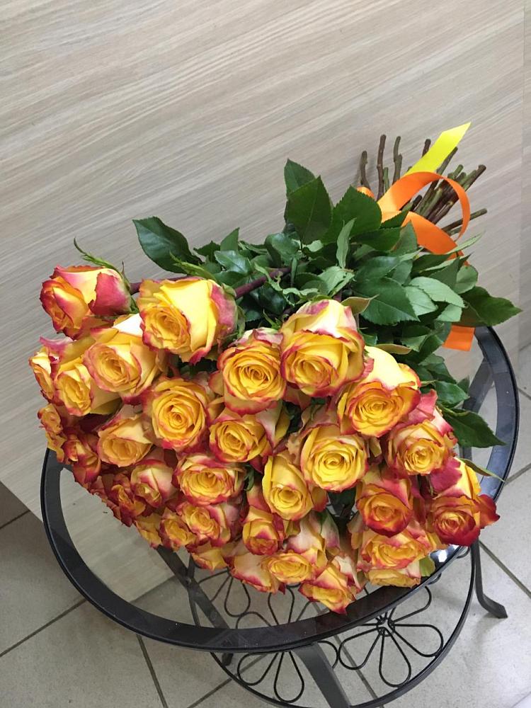 Букет Желтые розы в Кашхатау